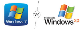 Windows 7 vs Windows XP