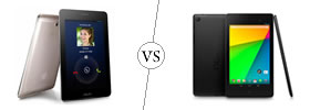 Asus FonePad vs Nexus 7