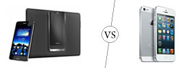 Asus PadFone Infinity vs iPhone 5
