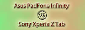 Asus PadFone Infinity vs Sony Xperia Z Tab