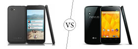 HTC First vs Nexus 4