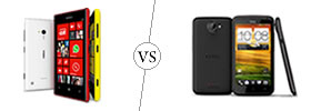 Nokia Lumia 720 vs HTC One X