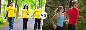 Walking vs Running to Lose Weight