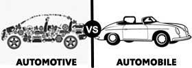 Automotive vs Automobile