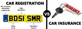 Car Registration vs Insurance