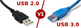 USB 2.0 vs 3.0 Ports