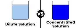 Dilute Solution vs Concentrated Solution
