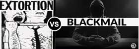 Extortion vs Blackmail