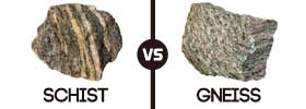 Schist vs Gneiss