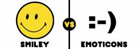 Smiley vs Emoticon