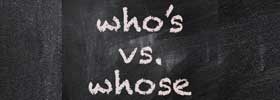 Whose vs Who’s