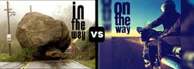 In The Way vs On The Way