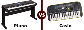 Piano vs Casio Keyboard
