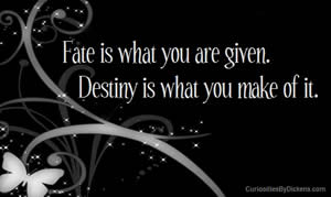 Image result for fate vs destiny